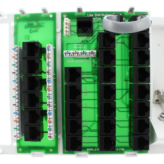 Leviton Structured Media Center SMC Telephone & Cat 5e Video Module 47603-AHT