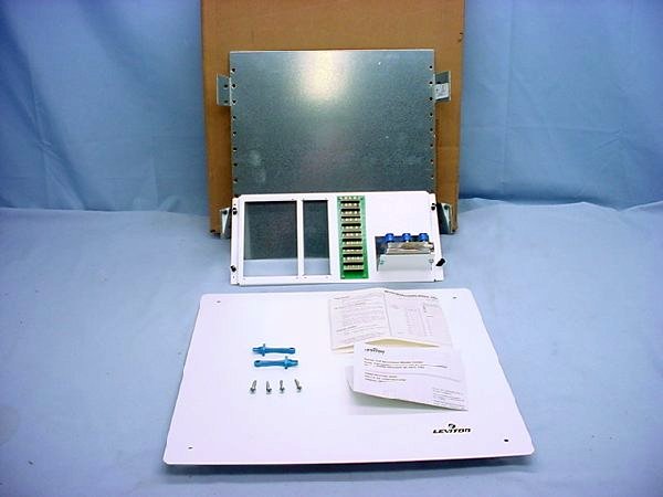 Leviton Structured Media Center SMC Panel & Basic Distribution Module 47604-BTV