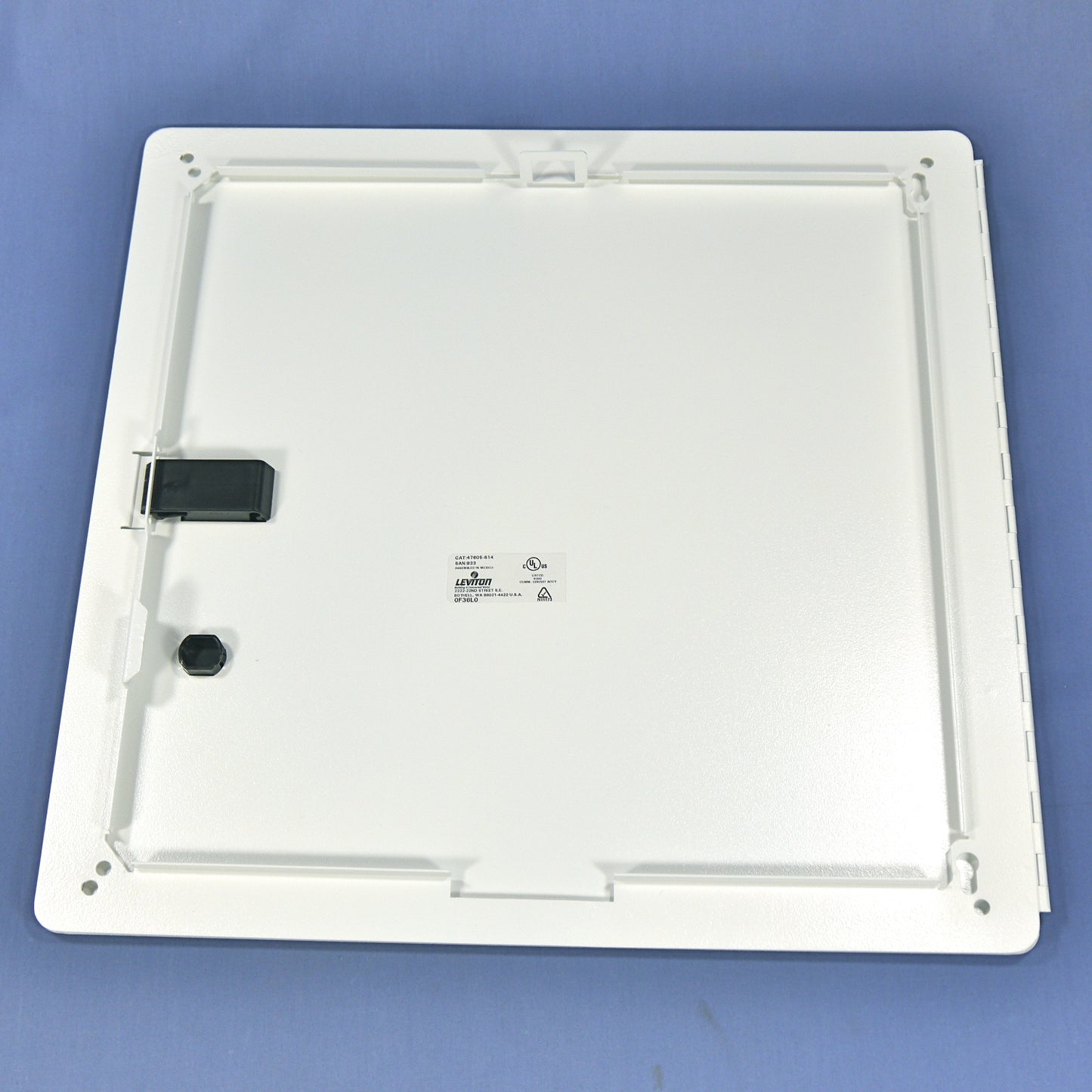 Leviton Premium 14" Hinged Cover for Structured Media Center Panel 47605-S14