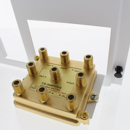 Leviton 47607-AHT White Modular Distribution Board & Home Telephone Video Panel