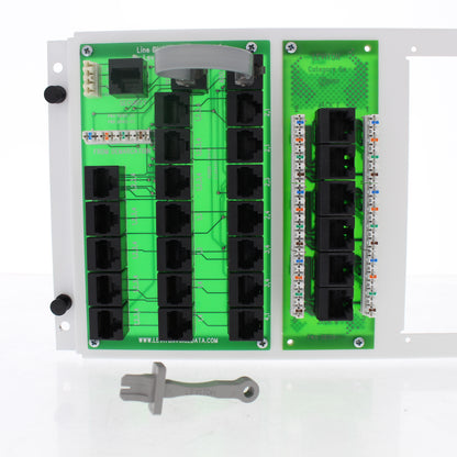 Leviton 47607-AHT White Modular Distribution Board & Home Telephone Video Panel