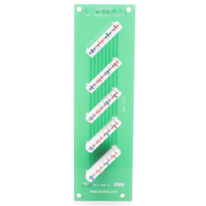 Leviton 47609-4 1x4 Bridged Phone Board Replacement Part