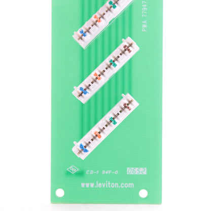 Leviton 47609-4 1x4 Bridged Phone Board Replacement Part