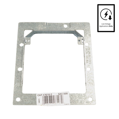 Leviton Low Voltage Dual-Gang Rough-In Extension Mounting Bracket 1-Gang 47610-2