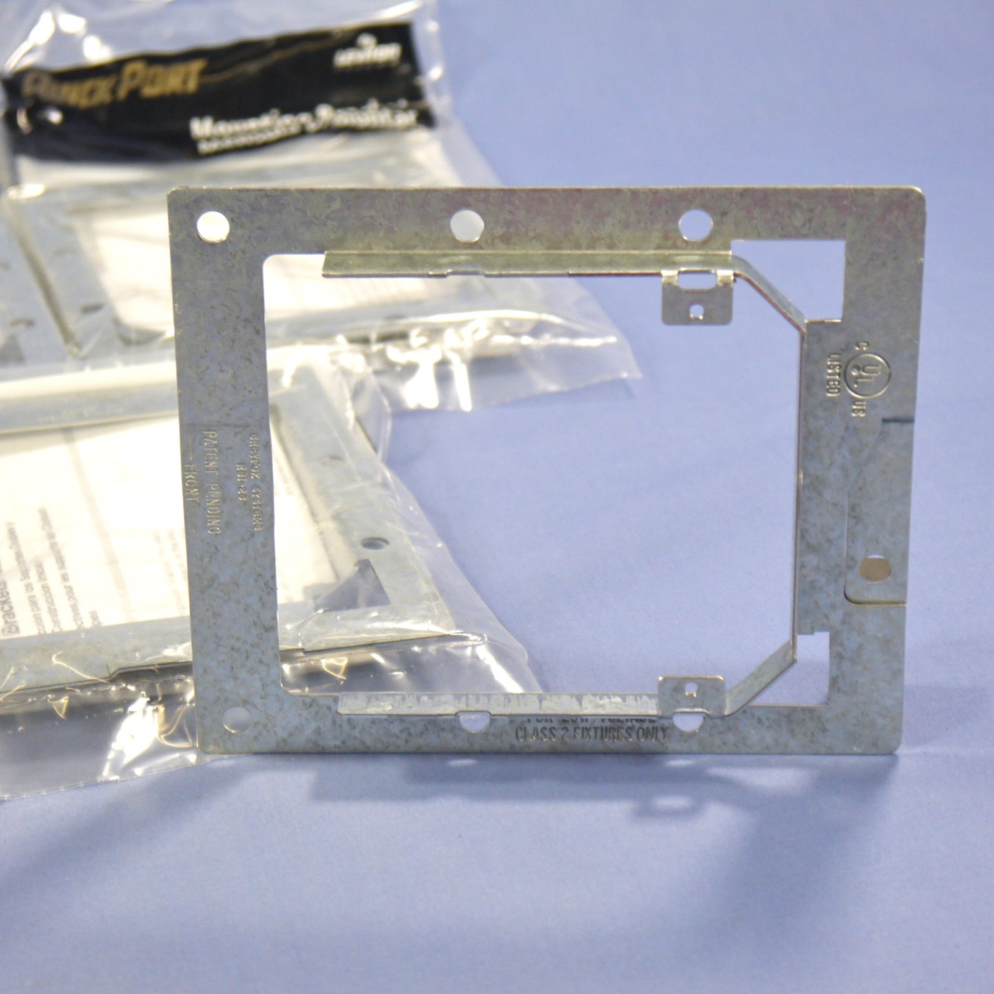 6 Leviton Dual-Gang Rough-In Low Voltage Extension Mounting Brackets 47610-2R