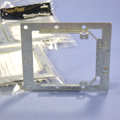 6 Leviton Dual-Gang Rough-In Low Voltage Extension Mounting Brackets 47610-2R