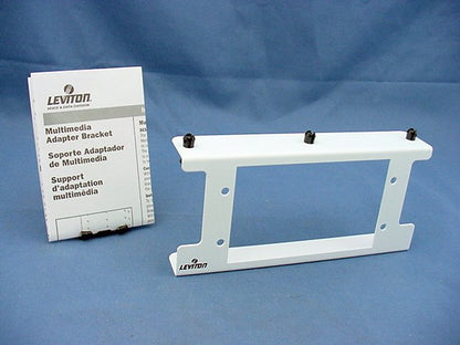 Leviton 47612-MMA White Structured Multi-Media Adapter Mounting Bracket 5F100