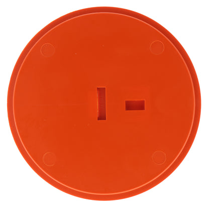 Orange Quickport Cat5e Cat6 S-Video Jack Coaster w/o Coax Opening 47615-CST