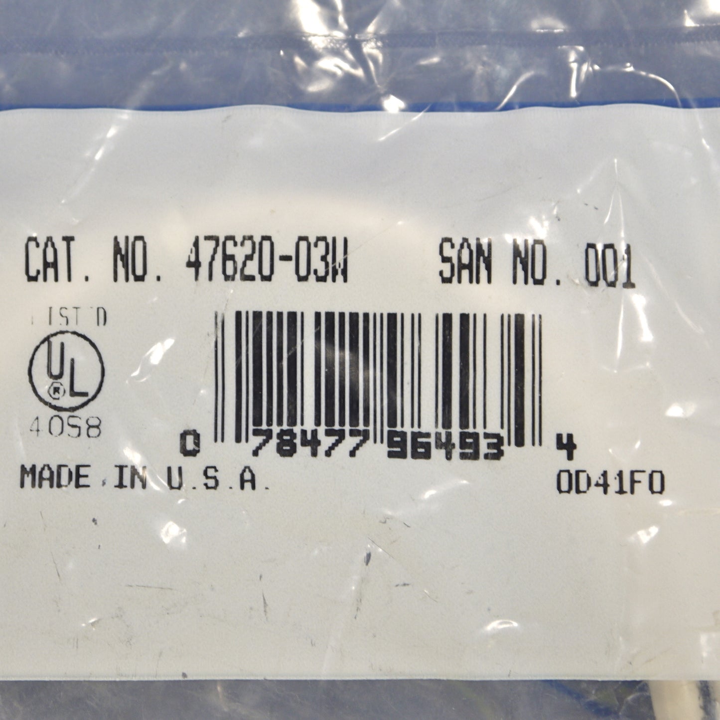 Leviton 47620-3W White Cat5 3ft Ethernet Cable LAN Data Patch Cord Network Wire