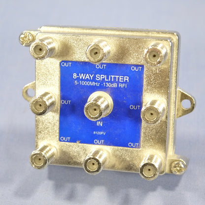 Leviton 1x8 Passive Cable Video Distribution Splitter Module NO Bracket 47690-8C