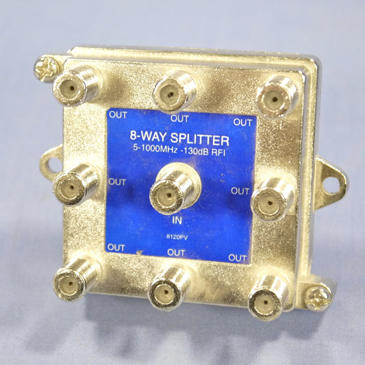 Leviton 1x8 Passive Cable Video Distribution Splitter Module NO Bracket 47690-8C