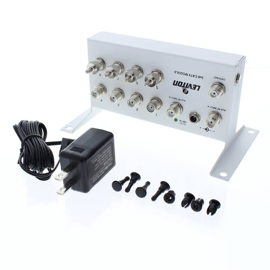 Leviton 47693-3BY CATV Passive Combiner Amplifier Module w/ AUX RF 3x8