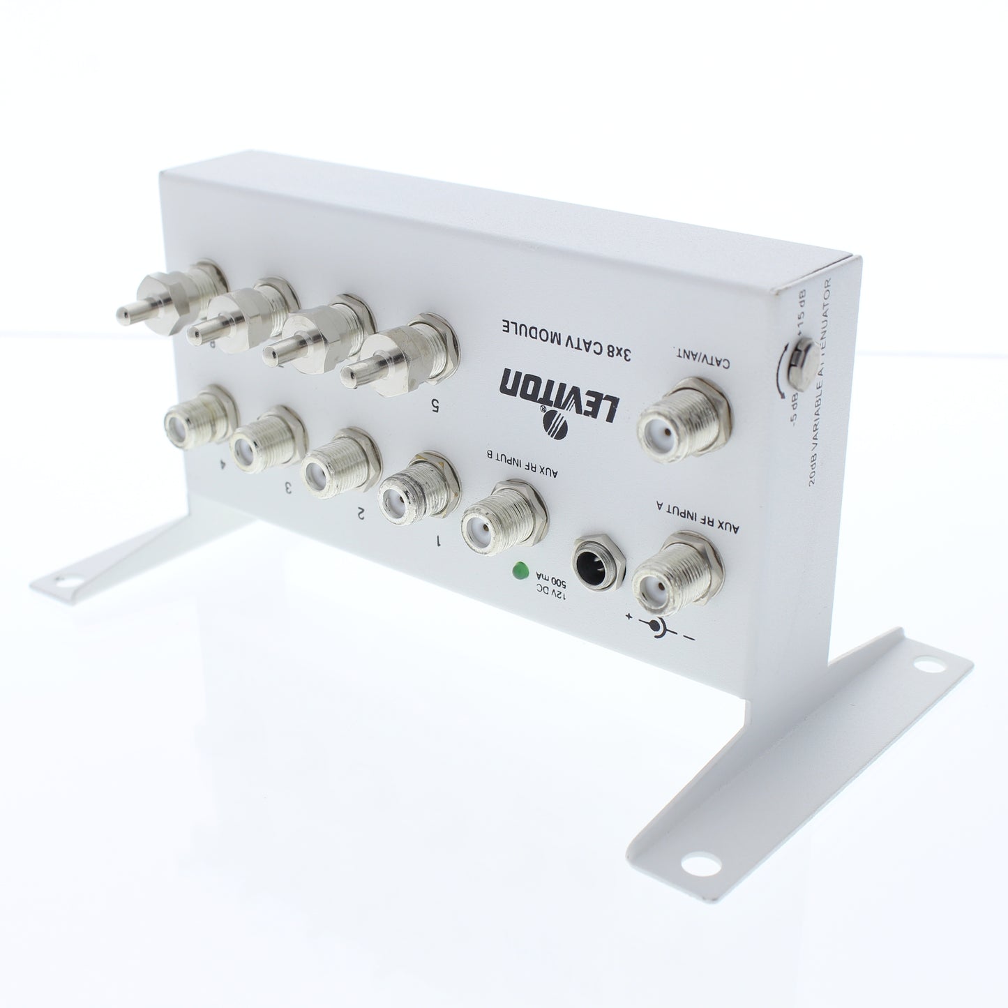 Leviton 47693-3BY CATV Passive Combiner Amplifier Module w/ AUX RF 3x8