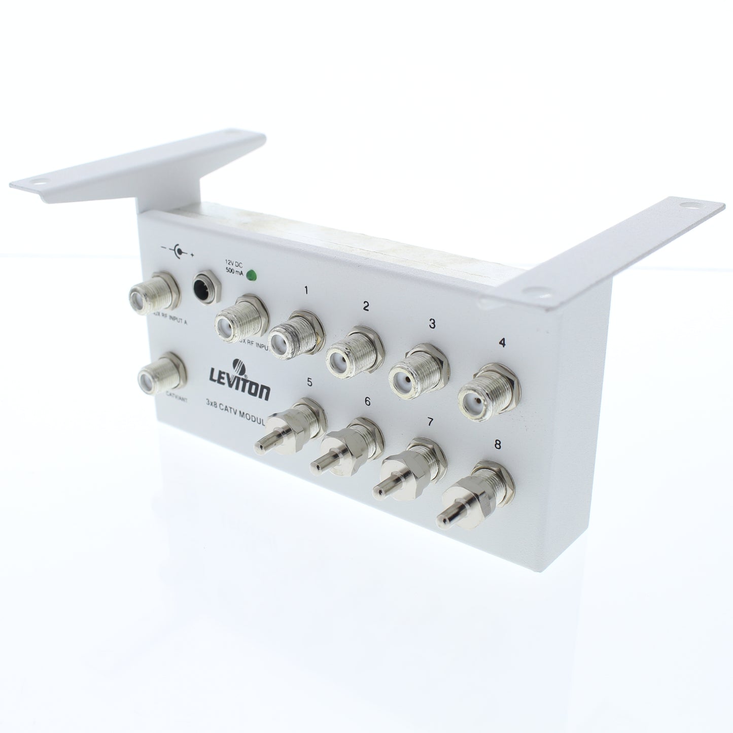 Leviton 47693-3BY CATV Passive Combiner Amplifier Module w/ AUX RF 3x8