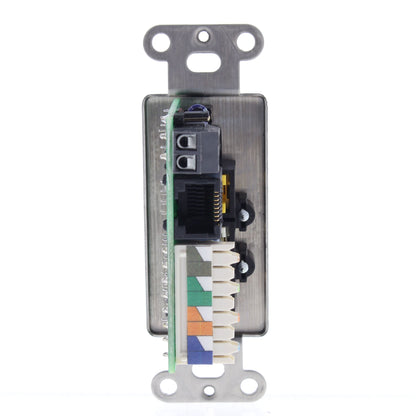 Leviton Decora Media System SEnd Unit Cat 5 with Power Supply 50MHz 48210-MSU