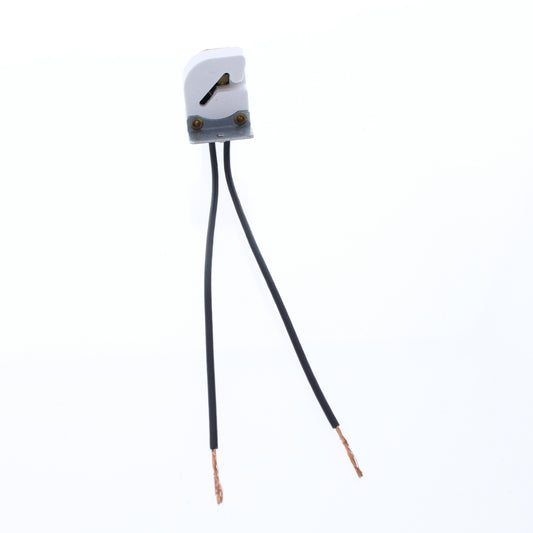 Leviton 486 LHo352 Medium Bi-Pin Linear Fluorescent Lampholder T8 Panel Slide-on
