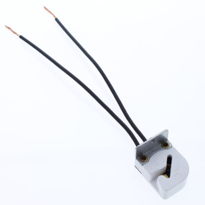 Leviton 486 LHo352 Medium Bi-Pin Linear Fluorescent Lampholder T8 Panel Slide-on