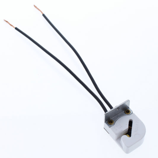 Leviton 486 LHo352 Medium Bi-Pin Linear Fluorescent Lampholder T8 Panel Slide-on