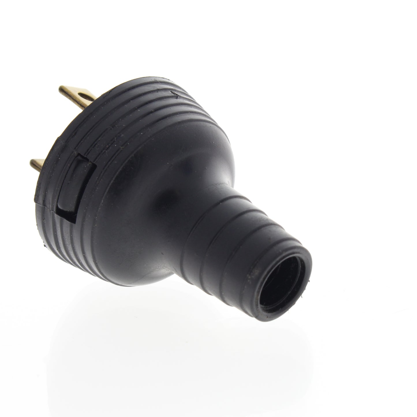 Leviton Black Straight Blade Easy Grip Plug NEMA 1-15 15A 125V 48642
