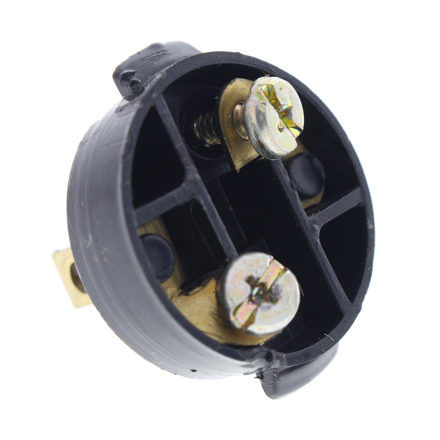 Leviton Black Straight Blade Easy Grip Plug NEMA 1-15 15A 125V 48642