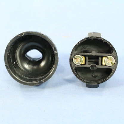 10 Leviton Round Straight Blade EZ Grip Heavy Duty Male Plugs Cord Clamp 48646