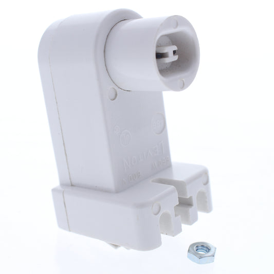 Leviton 488 White High Output T8 T12 Fluorescent Plunger Lampholder Light Socket
