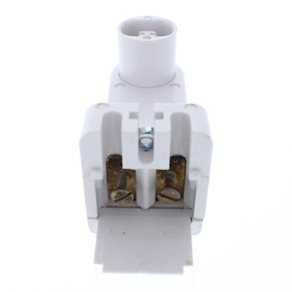 Leviton 488 White High Output T8 T12 Fluorescent Plunger Lampholder Light Socket