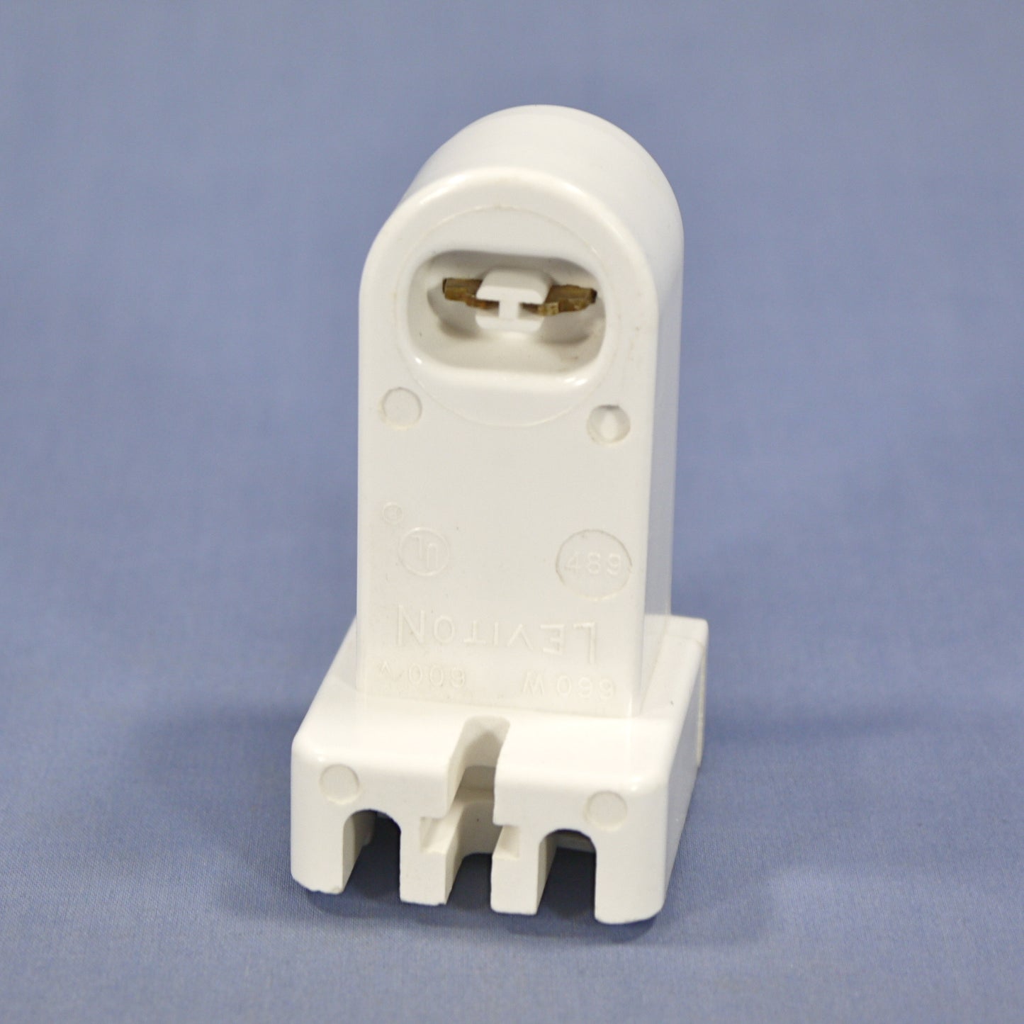 Leviton White High Output T8 T12 Fluorescent Lamp Holder Light Socket Bulk 489