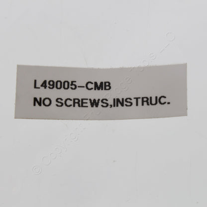Leviton 49005-CMB Black 19" Patch Cable Management Bar for Flat Panels