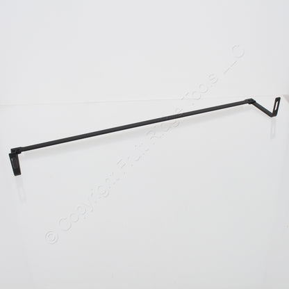 Leviton 49005-CMB Black 19" Patch Cable Management Bar for Flat Panels