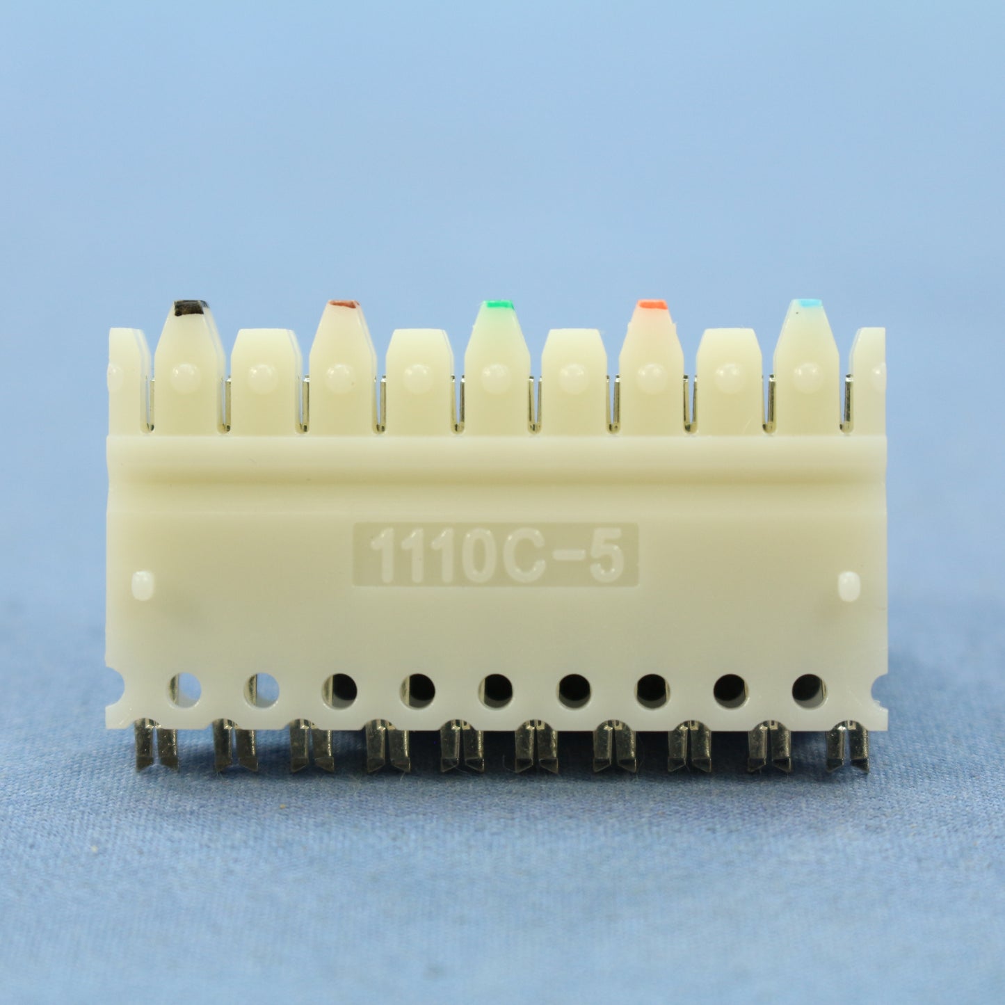10 Leviton C-5 Connector Blocks 110-Type Base Terminal Patch Cat 5e 49105-IDC