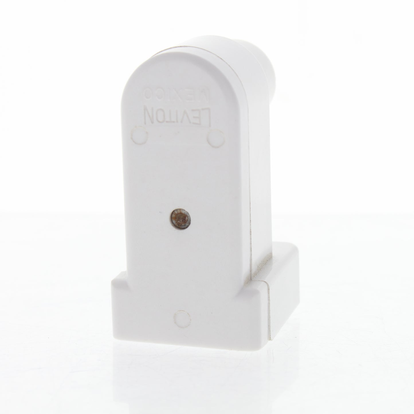 Leviton #492 White Vertical Plunger HO T8 T12 Fluorescent Lampholder 660W 600VAC