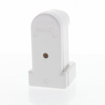 Leviton #492 White Vertical Plunger HO T8 T12 Fluorescent Lampholder 660W 600VAC
