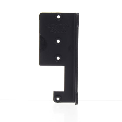 Leviton 49222-BLK QuickPort Modular Furniture Bracket Black
