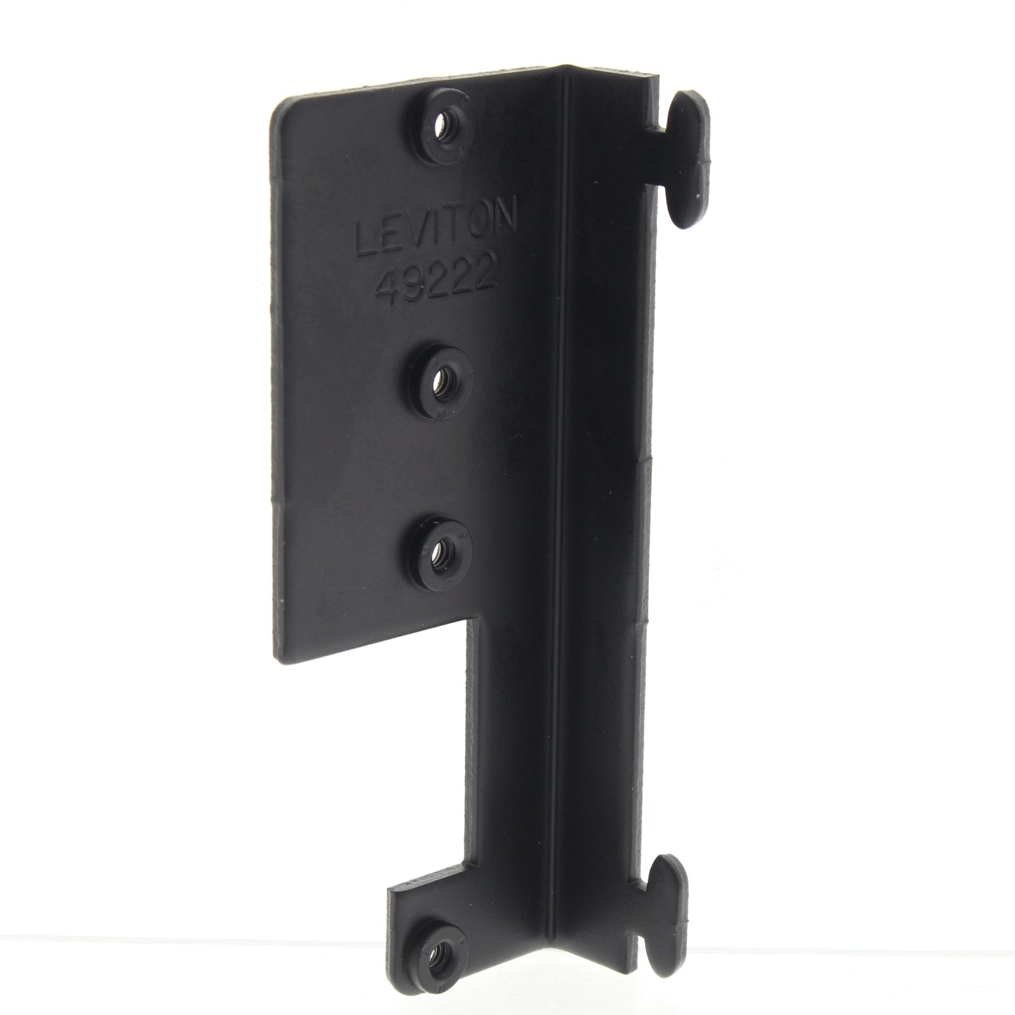 Leviton 49222-BLK QuickPort Modular Furniture Bracket Black