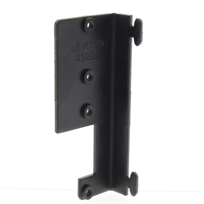 Leviton 49222-BLK QuickPort Modular Furniture Bracket Black
