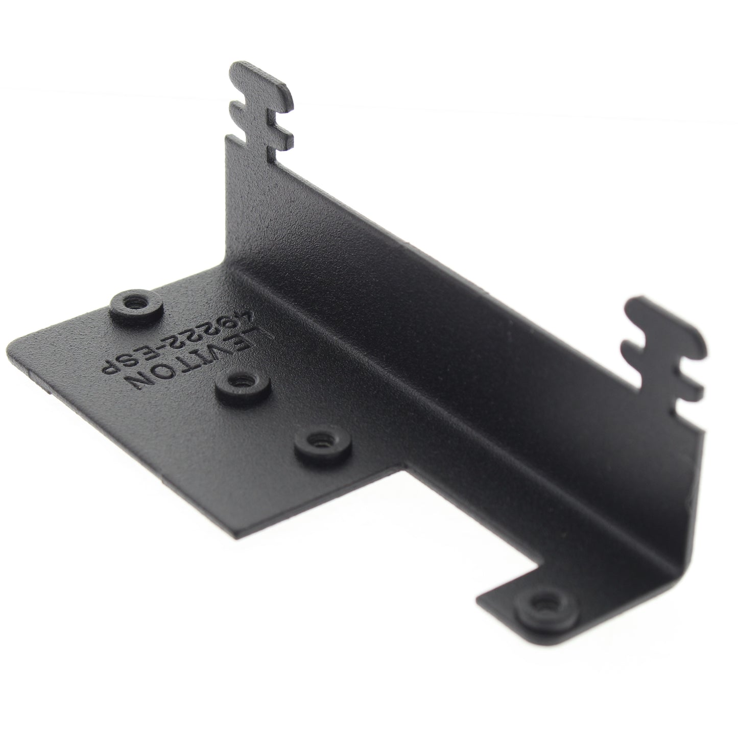 Leviton 49222-ESP Black QuickPort Modular Furniture Bracket