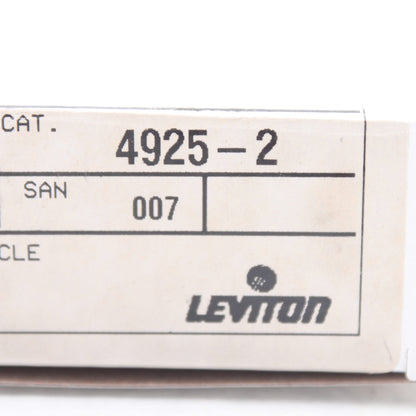 Leviton 4925-2 Gray Weather Resistant Outdoor Receptacle Outlet Wall Plate Cover