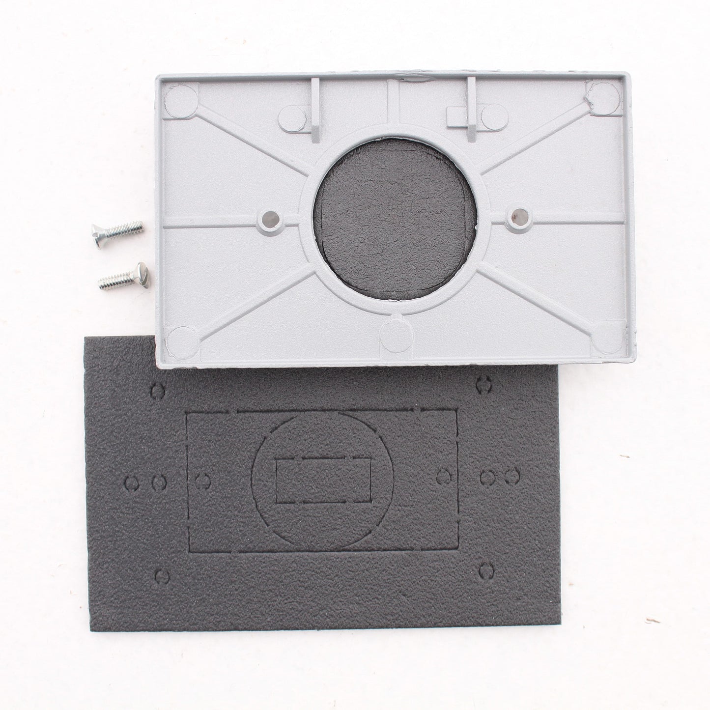 Leviton 4925-2 Gray Weather Resistant Outdoor Receptacle Outlet Wall Plate Cover