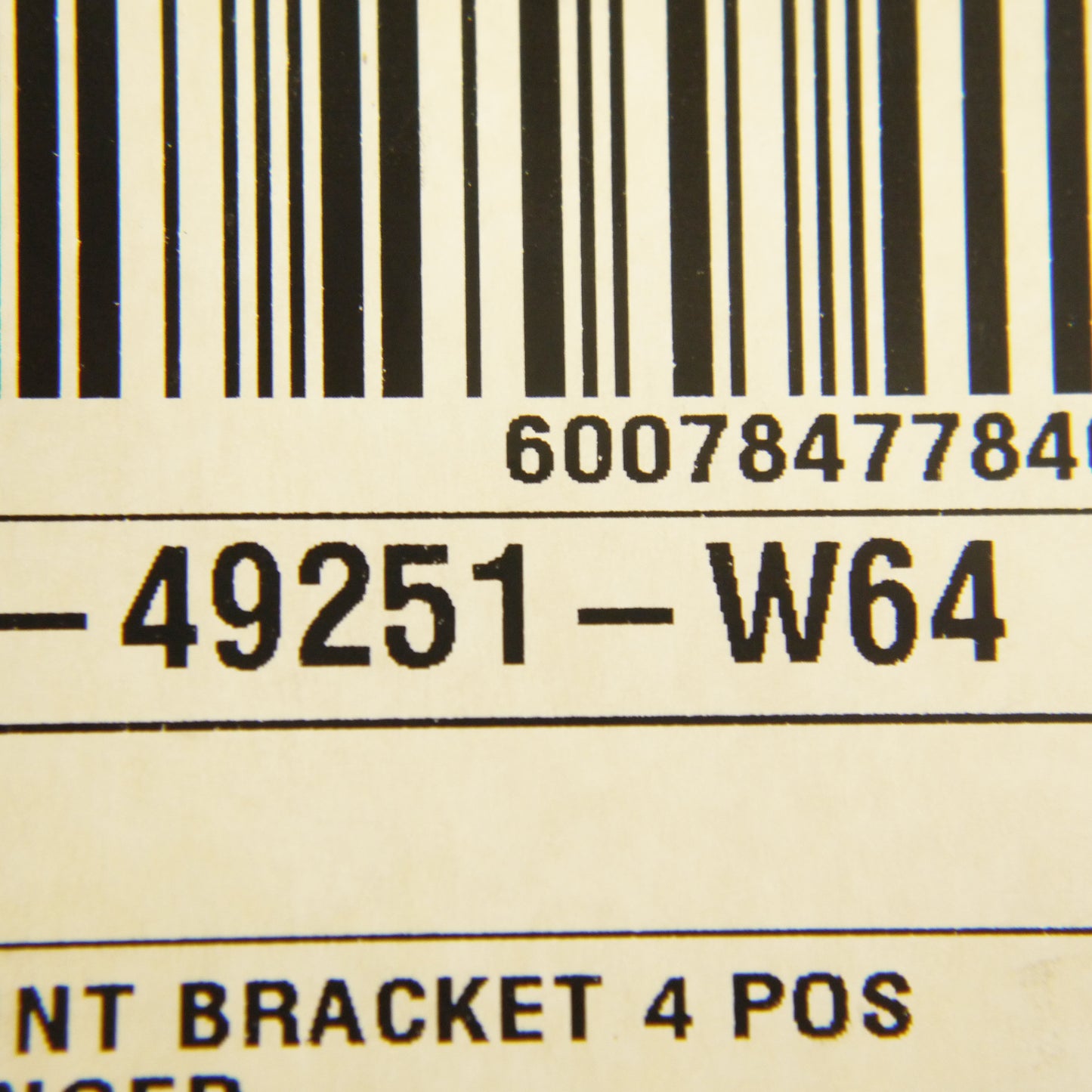 Leviton Hinged Wall-Mount Patch Panel Bracket 4-Position 7"x6"x19" 4U 49251-W64