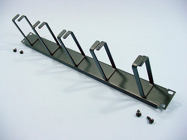 Leviton 19" Patch Cord Wire Organizer Wire Management Ring Rack Mount 49253-LPM