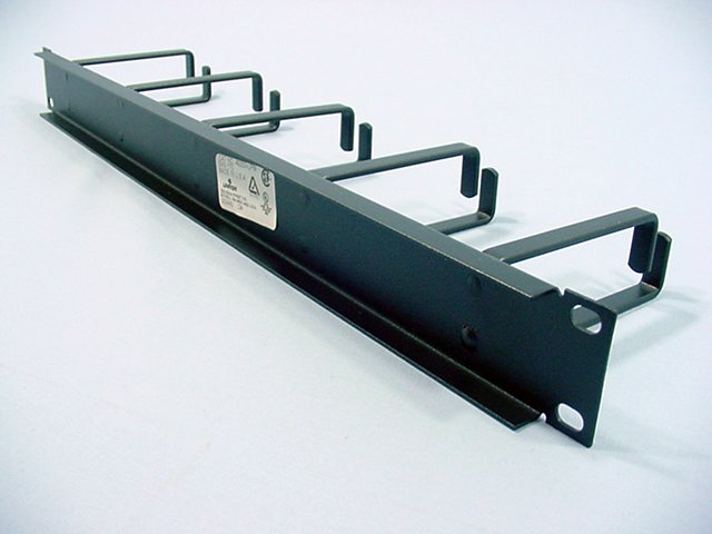 Leviton 19" Patch Cord Wire Organizer Wire Management Ring Rack Mount 49253-LPM