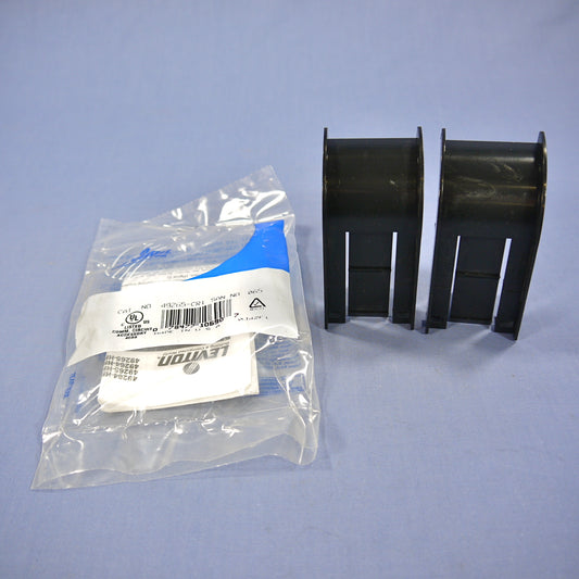 Leviton 49265-CR1 Black Versi-Duct Patch Cord Cable Bend Radius Organizer Router