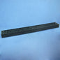 Leviton 49266-VFR Black 83" High-Slotted Vertical Cable Channel Management Duct
