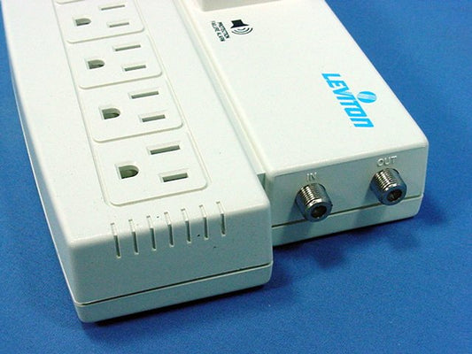 Leviton 4950-PSC Commercial 7-Outlet Surge Protector Power Strip Suppressor