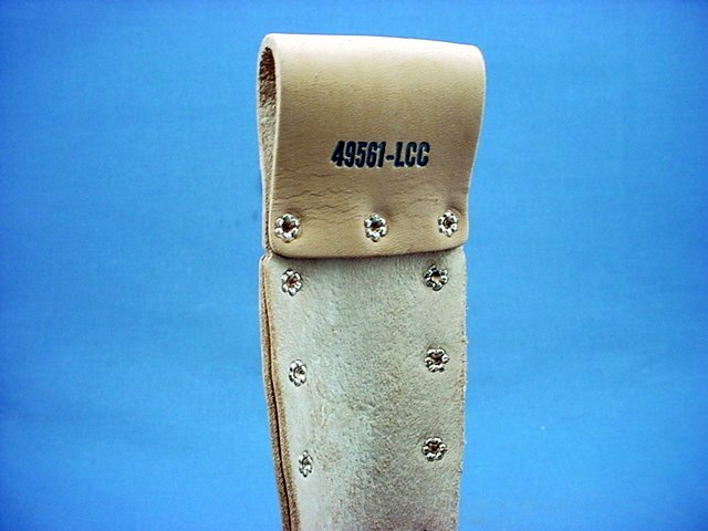 Leviton 7"-Long Thick Leather Belt Holster for Inductive Speaker Probe 49561-LCC