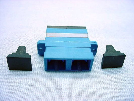 SC Duplex Fiber Optic Uplink Adapter Jack for Rack Mount Patch Panels 49884-MAD