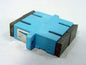Leviton Blue SC Duplex Fiber Optic Adapter Jack Zirconia Sleeve 49884-SAD