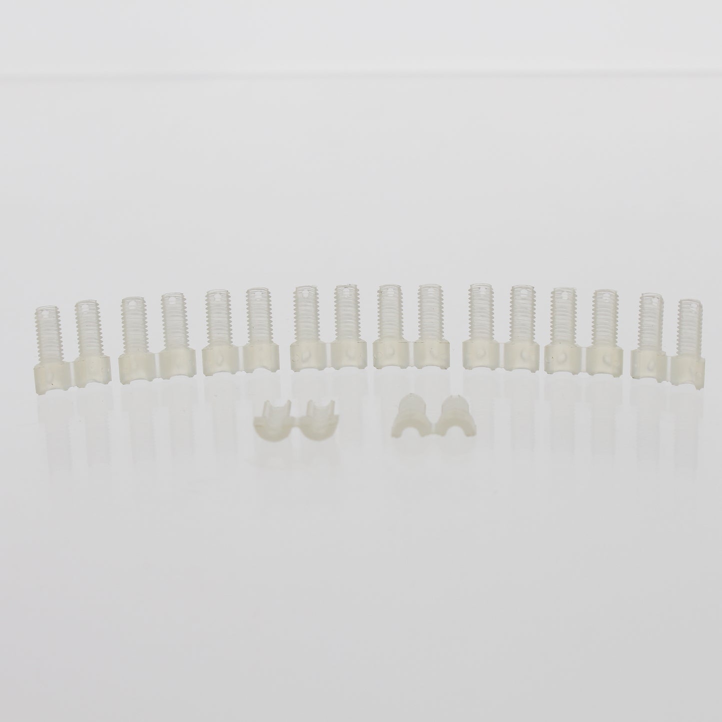 Leviton 49885-SLV Nylon Retention Sleeve Multimode Thread-Lock Connectors 10pcs