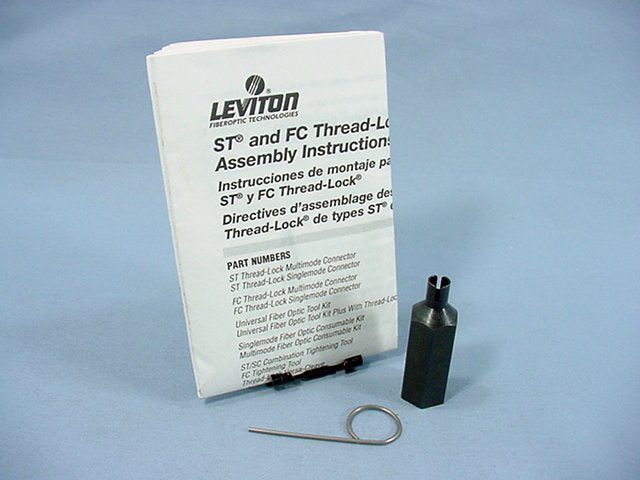 Leviton Fiber Optic Tool Thread Lock SC ST Tightening Connector 49886-CTT